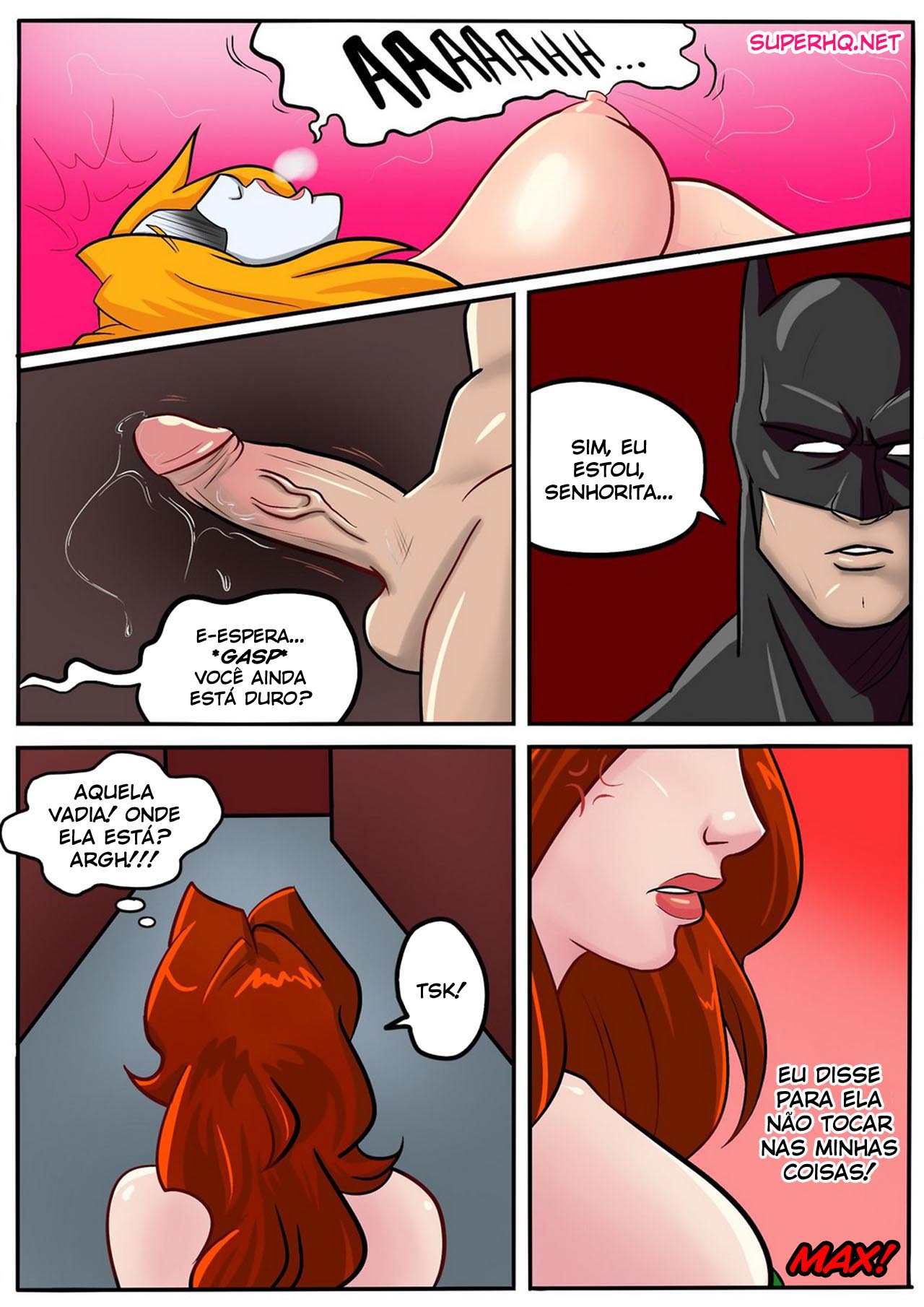 HQ de Sexo; Arlequina Dando para Batman - Foto 25