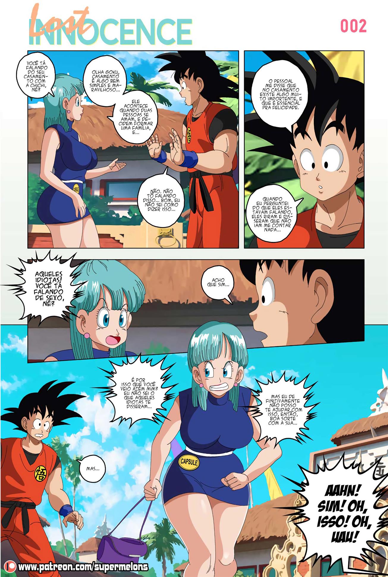 Dragon Ball Hentai: Goku perde a inocência - Foto 3