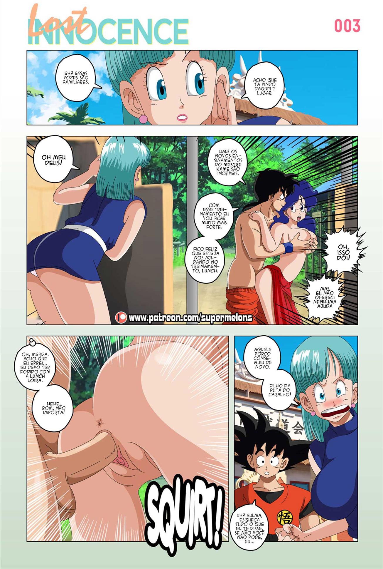 Dragon Ball Hentai: Goku perde a inocência - Foto 4