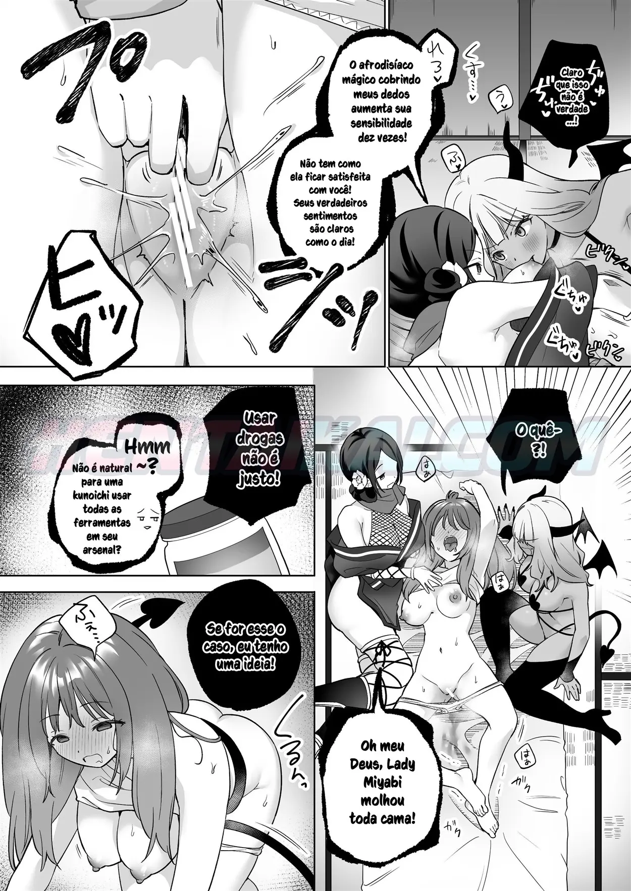 Succubus vs Yuri Kakusei Kunoichi ~Watashi no Karada de Yuri Ecchi Battle suna!~ - Foto 27