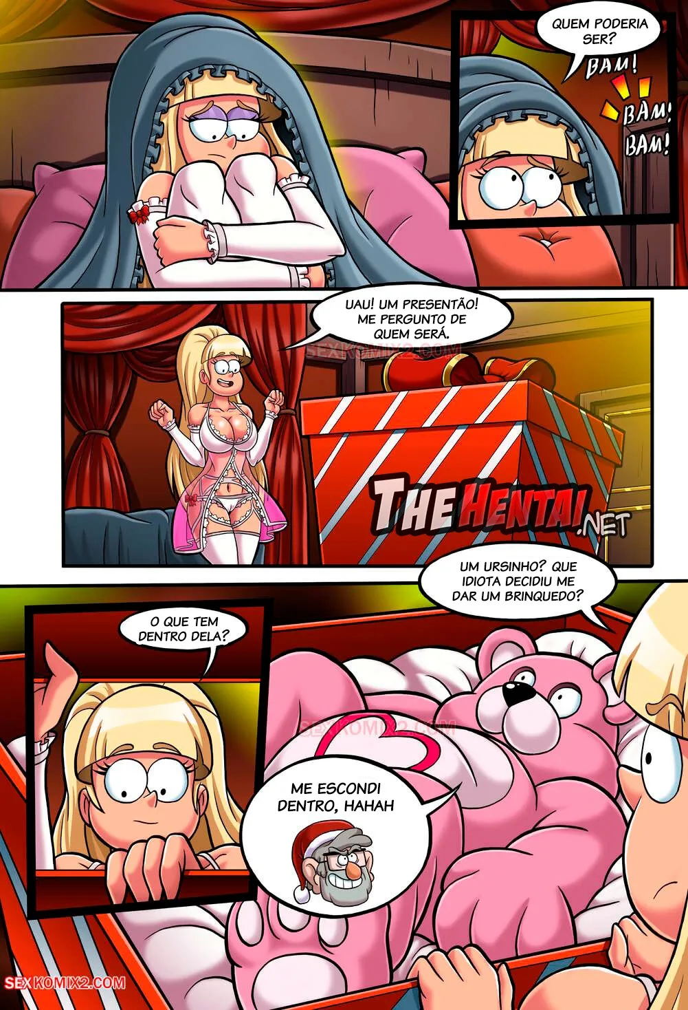 New Year Party And a Big Pink Bear - Foto 26