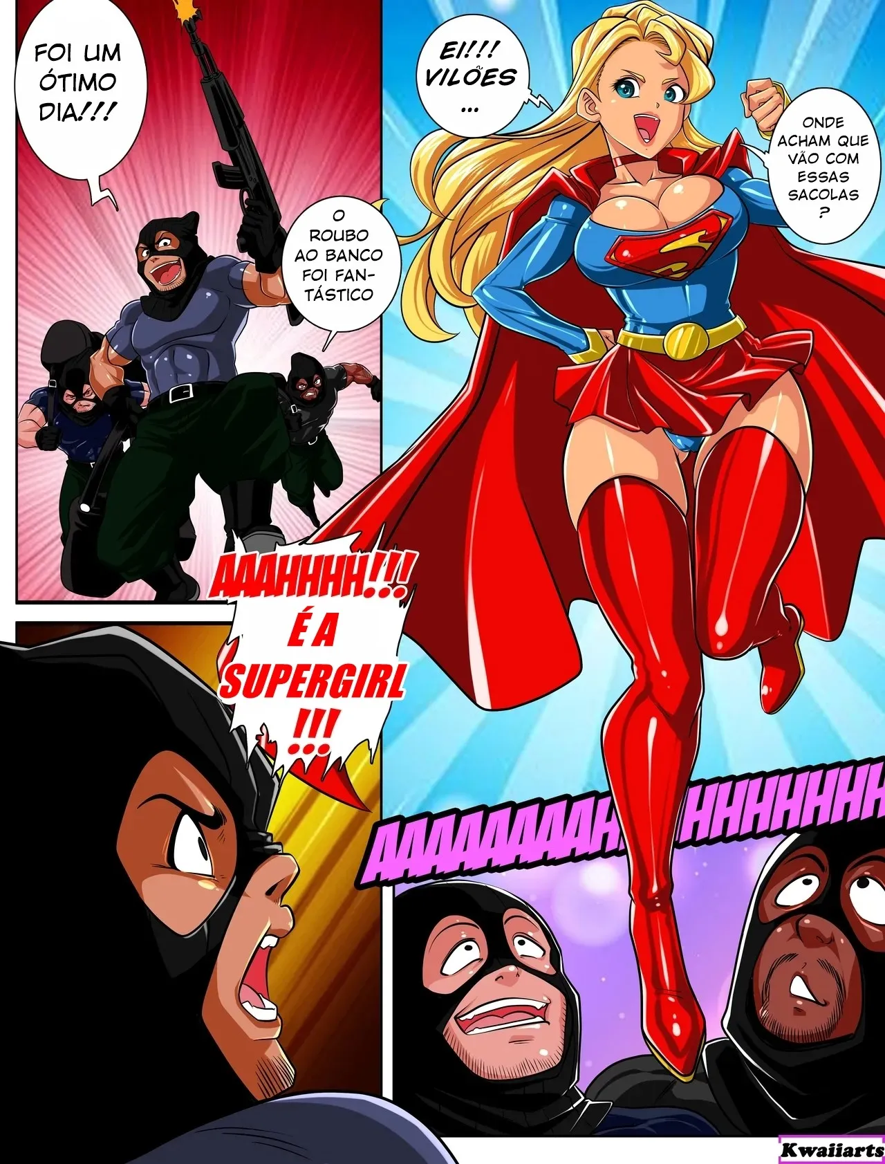Stop The Villains!!! Supergirl And Powergirl - Foto 2