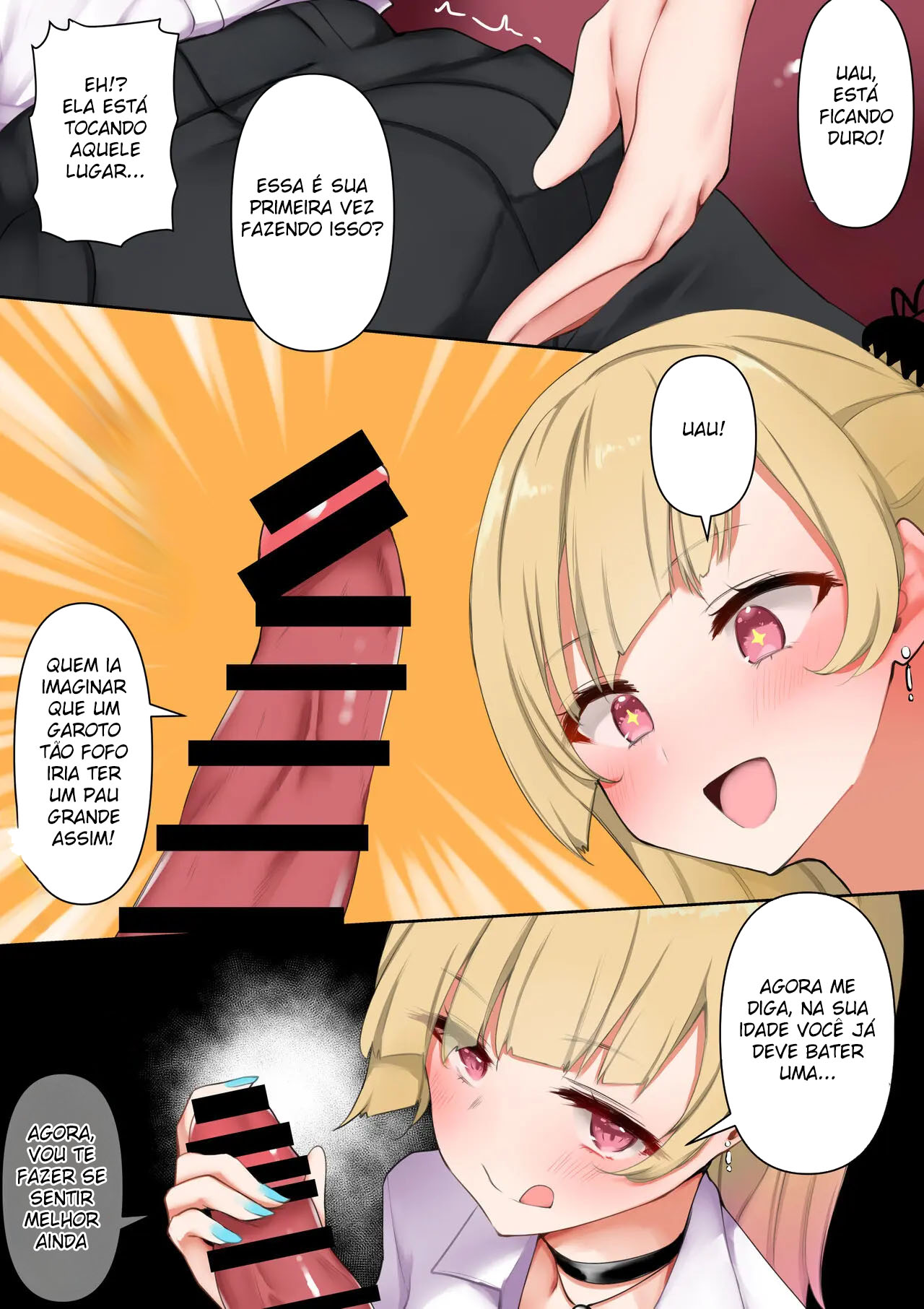 Seiyoku Tsuyo Sugi Gal Onee-san no Yawaraka Oppai ni Tsutsumarete - Foto 5