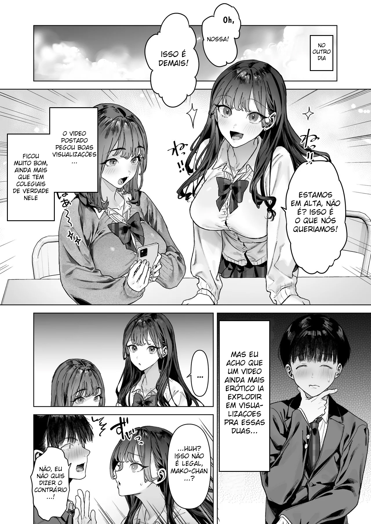 S-kyuu Joshi-tachi to Ecchi na Douga o Toru Koto ni Natta Boku - Foto 17